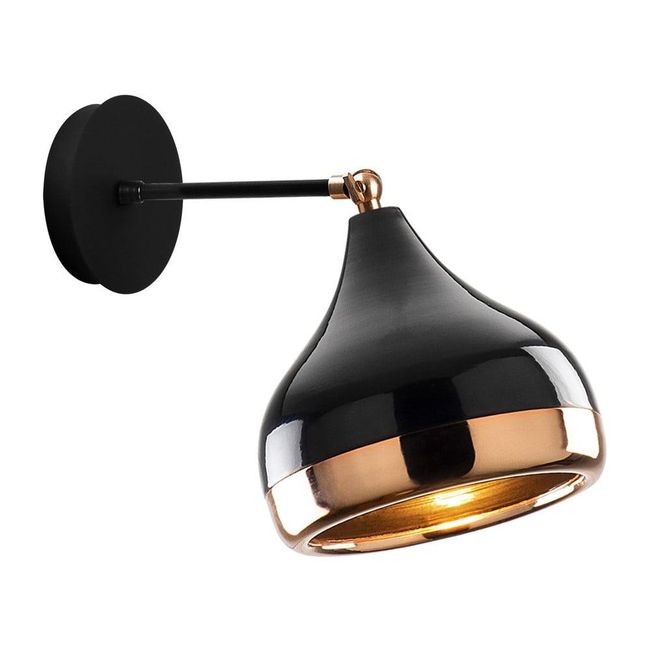 Стенна лампа в черно - меден цвят Yildo ZO_98-1E821 1