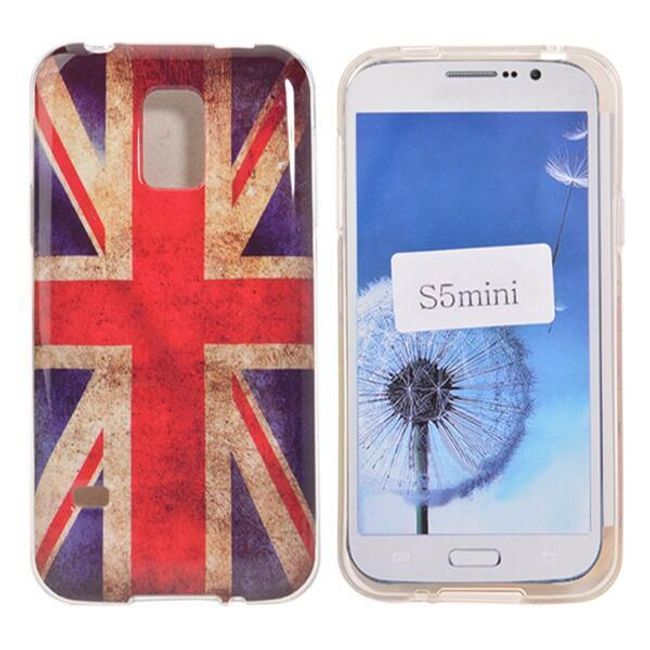 Ochranný obal na Samsung Galaxy S5 Mini britská vlajka 3ks 1