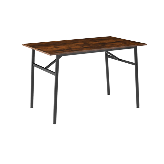 Jedálenský stôl Swansea 120x75x76cm Priemyselné tmavé drevo, rustikálny ZO_404334 1