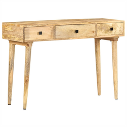 Stół konsolowy 115 x 35 x 76 cm z litego drewna namorzynowego ZO_356183-A