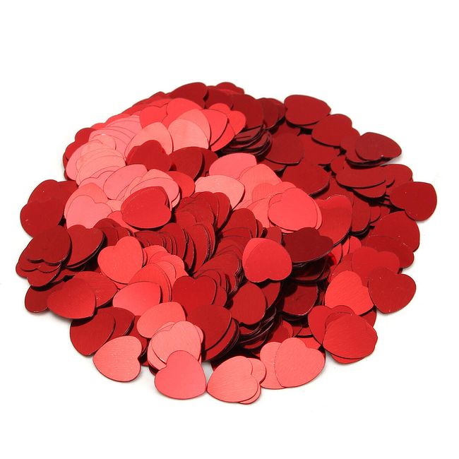 Szív alakú konfetti - 500 db 1