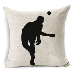 Povlak na polštář s baseballovým motivem