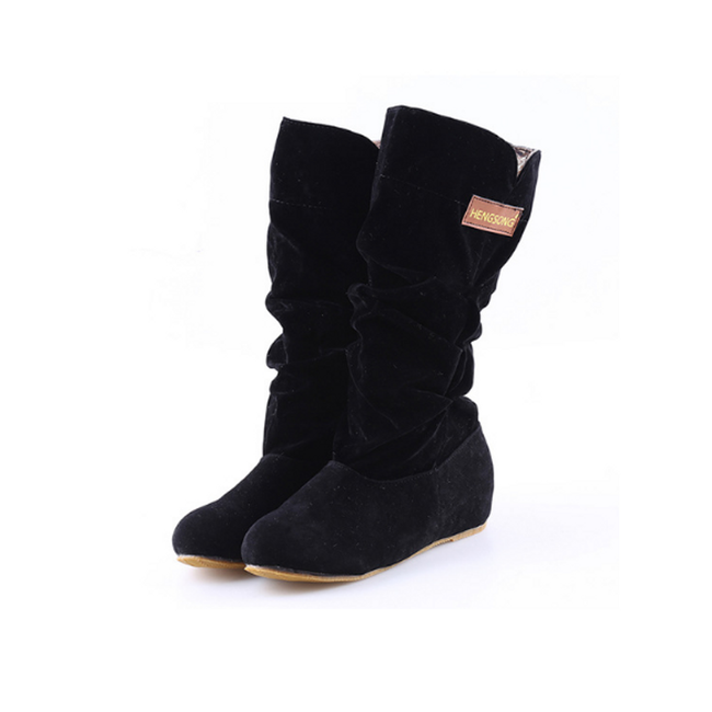 Дамски удобни ботуши Black_size 39, Размери на обувките: ZO_236598-39 1