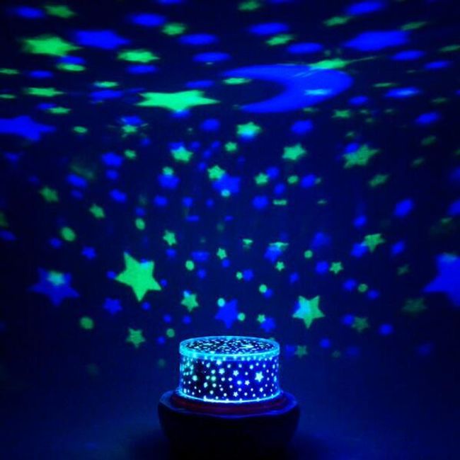 Projektor LED - nocne niebo, urodziny, serduszka 1