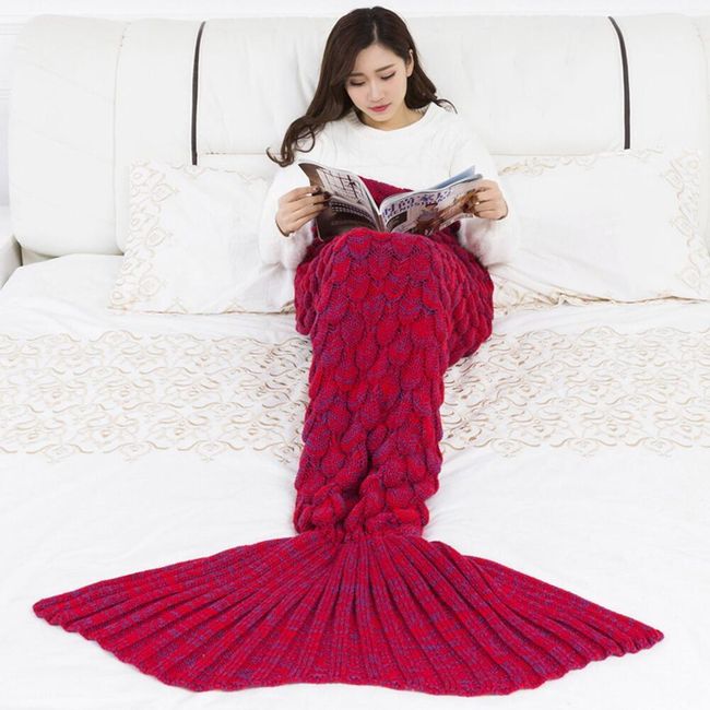 Mermaid tail blanket CVF5 1