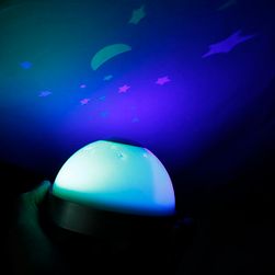 LED projektor hvězdné oblohy s budíkem a projekcí času