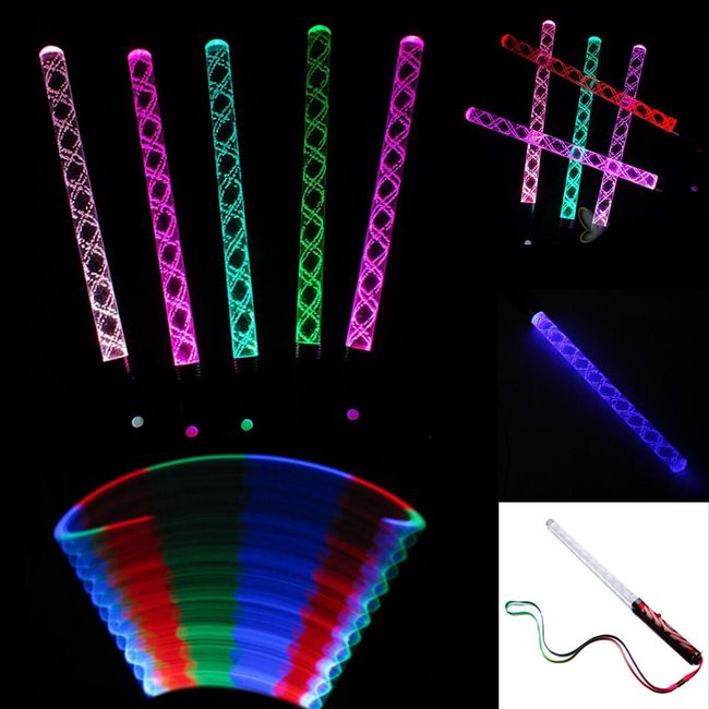 LED svítící party hůlka - mění barvy 1