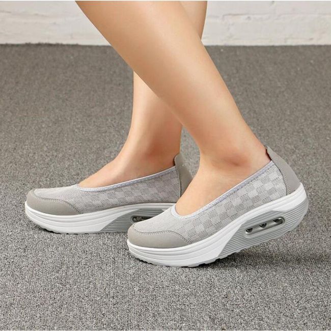 Обувки за упражнения за отслабване с балерини Grey - 6.5, Размери: ZO_227274-40 1
