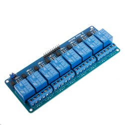 8x relé modul Arduino 5V / 10A-hoz