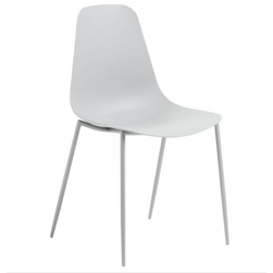 Sivá plastová jedálenská stolička Whatts ZO_260051