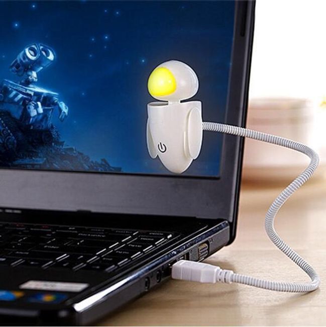 USB LED lampička ve tvaru robota - 2 varianty 1