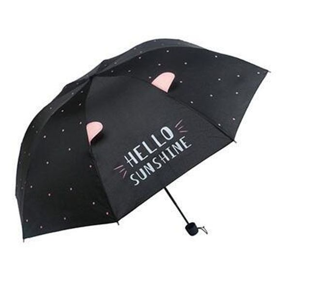 Skládací deštník s motivem kočky a oušky - 4 variaty 1