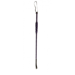 Černo - fialový bič pletený dlouhý ZO_253003