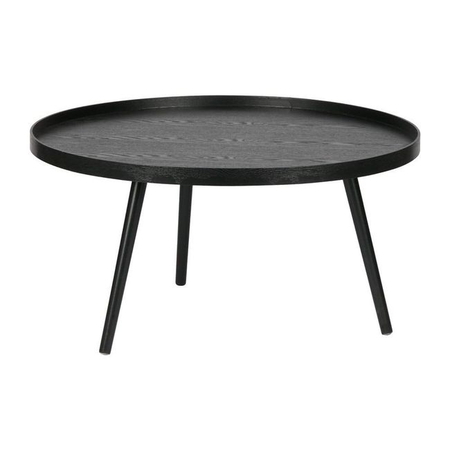 Fekete dohányzóasztal Mesa, Ø 78 cm ZO_98-1E1451 1