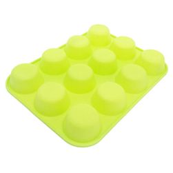 Silikonová forma na 12 muffinů - 3 barvy
