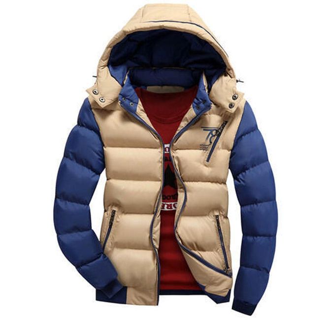 Zimná bunda Edmondo s kožušinou alebo bez nej - rôzne farby Khaki - veľkosť M ZO_ST01050 1