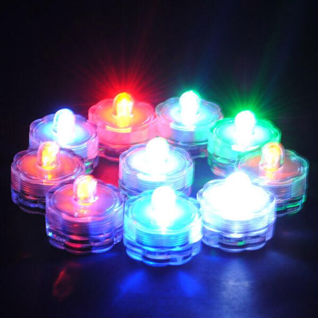 Świeca LED tealight - w 5 kolorach 1