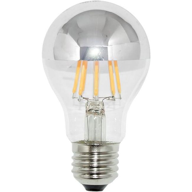 Bec cu LED cu coroană de oglindă argintie - E27 - 4 W - 6buc ZO_187695 1