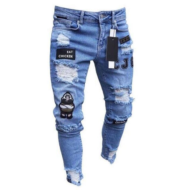 Męskie jeansy Debor w rozmiarze 4, rozmiary XS - XXL: ZO_226077-S 1