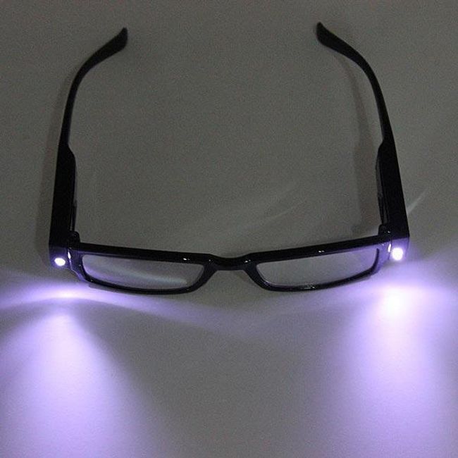 Dioptrické brýle na čtení s LED osvětlením 1