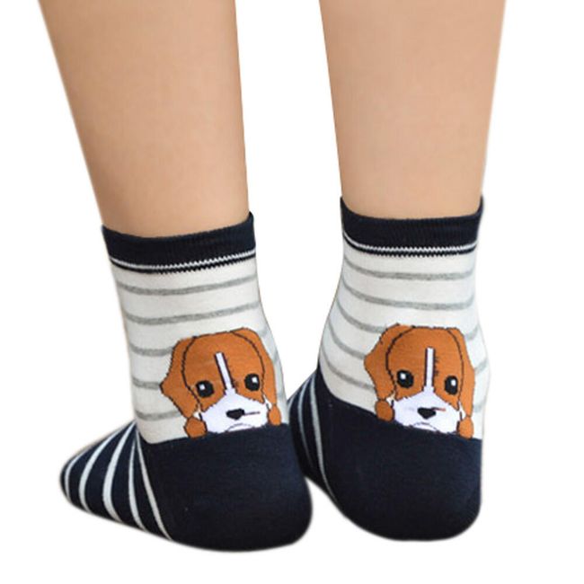 Dámské ponožky s roztomilým zvířecím motivem 1