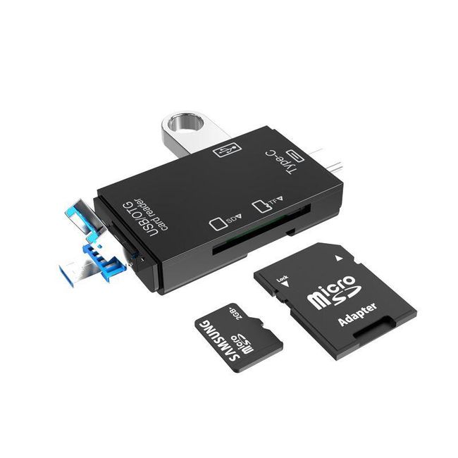 USB memory card reader type C, OTG Ola 1