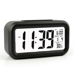 Цифров будилник с термометър - 5 цвята