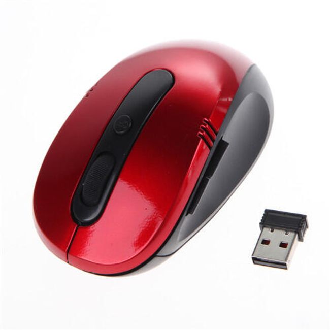 Bezprzewodowa mysz USB - 3 kolory 1