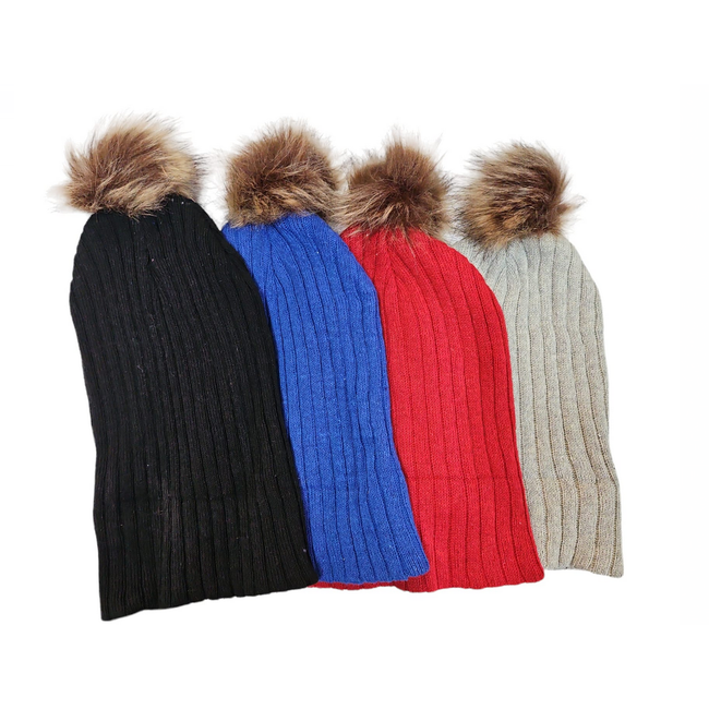 Șapcă de iarnă unisex cu pompon ZO_255724 1