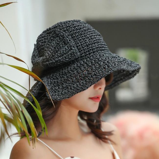 Women's straw bucket hat Esmei 1