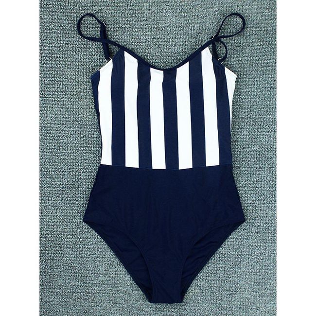 Damski strój kąpielowy jednoczęściowy Stripe 1