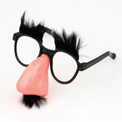 Umělý nos s brýlemi na Halloween