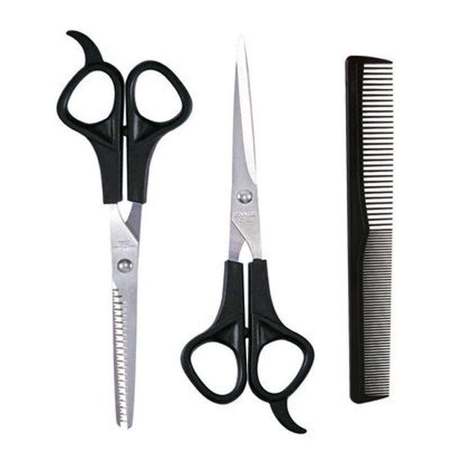 Hairdressing scissors and comb set Rowley 1