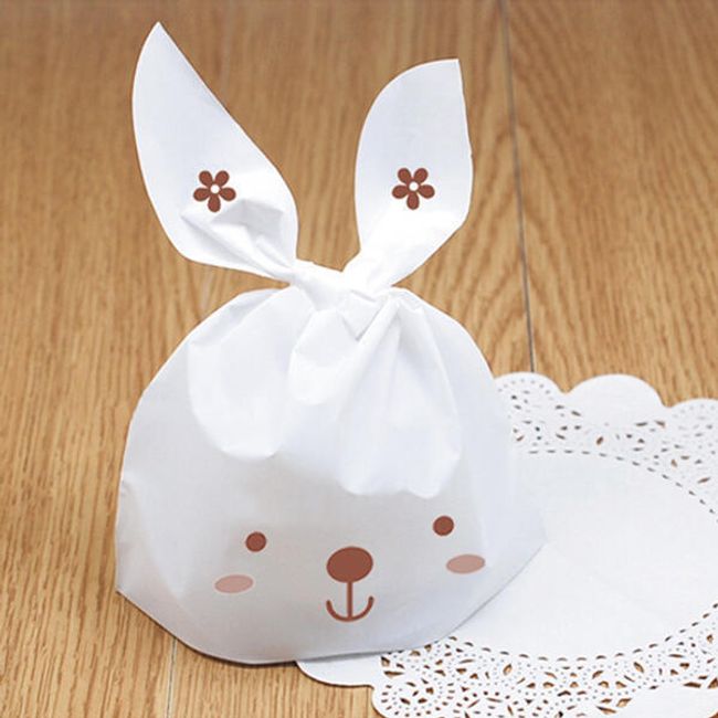 Velikonoční sáčky v podobě králíka - 50 kusů 1