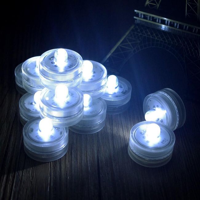 Čajová LED svíčka s bílým světlem 1