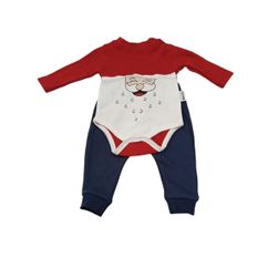 Bodysuit pentru copii cu pantaloni de trening - motiv de Crăciun, Dimensiuni COPILĂRIE: ZO_cdbcb73c-025c-11ef-8424-aa0256134491