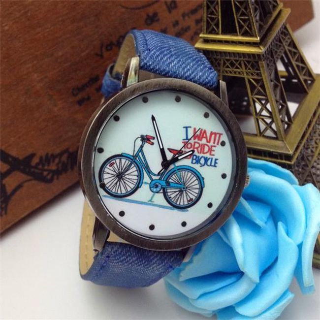 Vintage ura s sliko kolesa 1