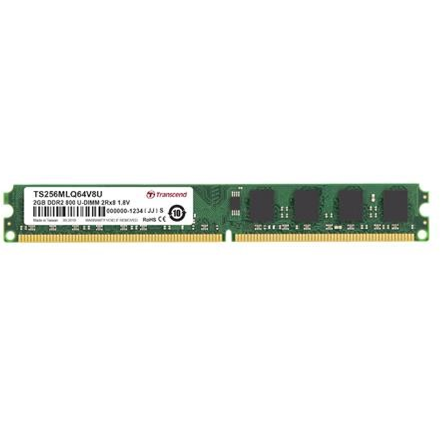 DDR2 2GB DDR2 800 U - DIMM 2Rx8 TS256MLQ64V8U ZO_208514 1