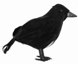Halloweenská dekorace Crow