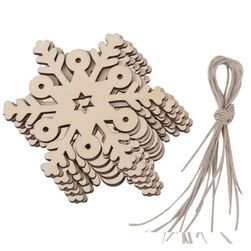 Christmas wooden decorations 10x