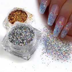 Glitter pentru unghii - 8 variante