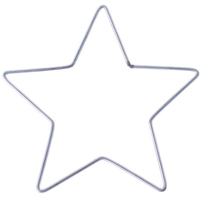 Kovinska zvezda na makrameju Star 1