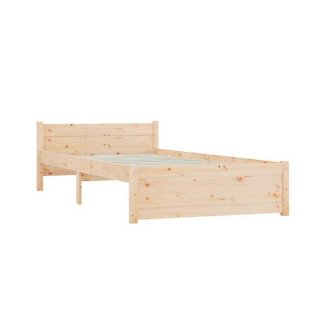 Rám postele masivní dřevo 90 x 200 cm ZO_815029-A 1