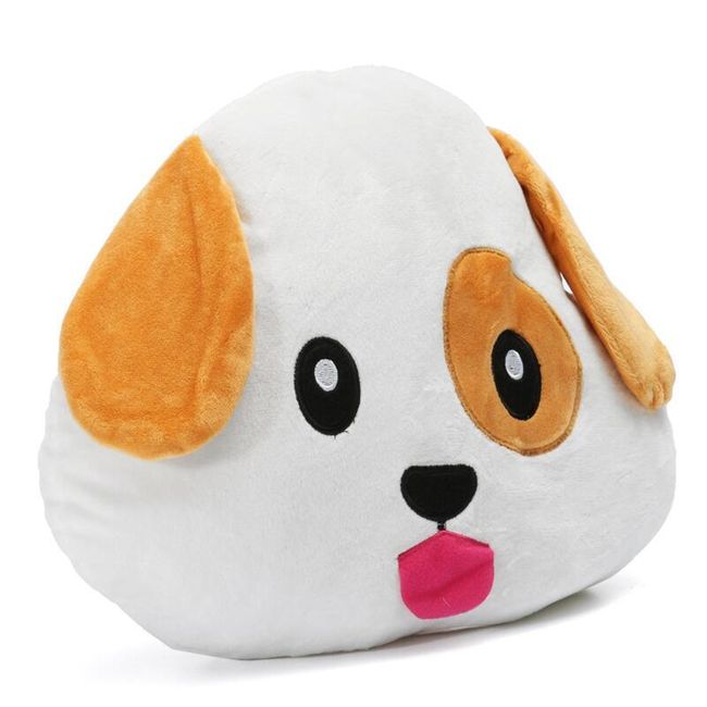 Възглавница във формата на куче с уплашен език 1
