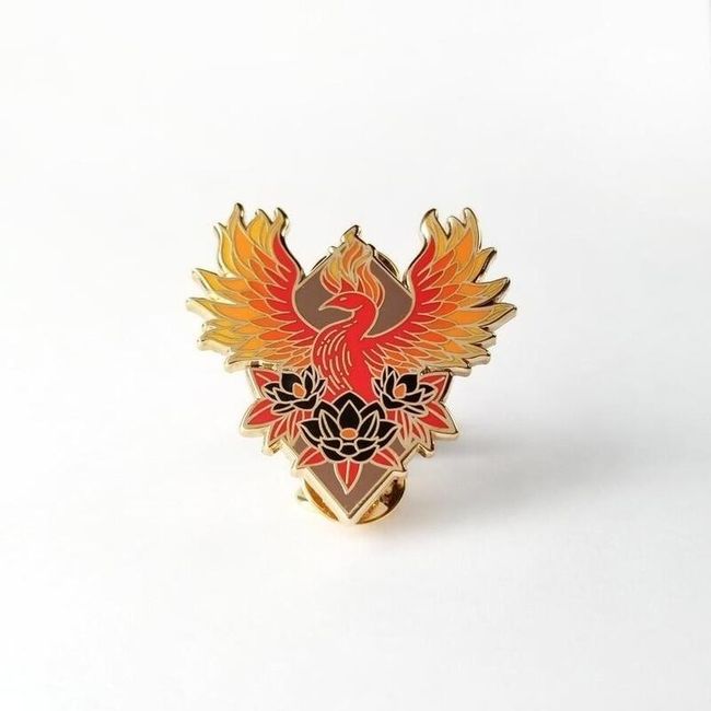 Unisex brož Phoenix 1
