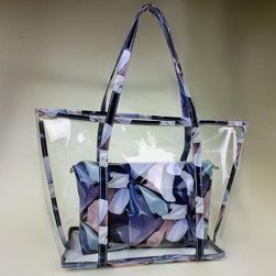 Прозрачна чанта с по-малка чанта вътре