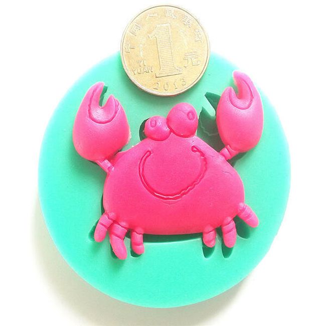 Silikonová mini formička v podobě kraba 1