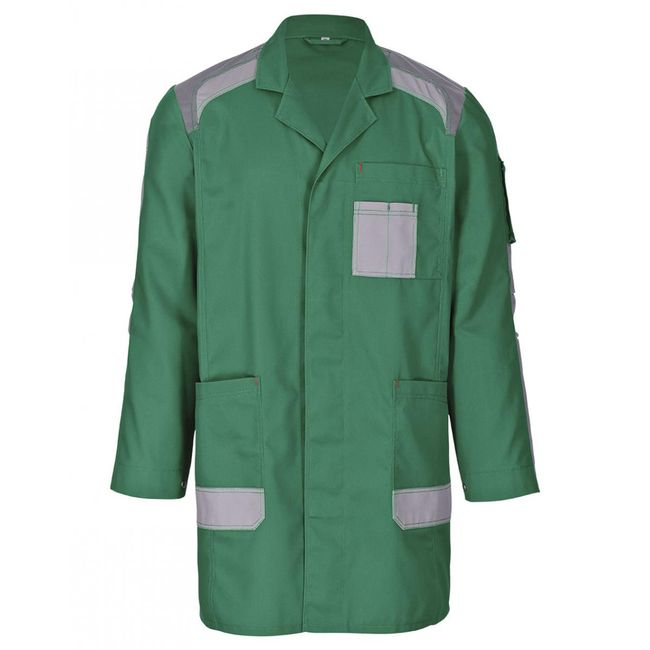 Професионално работно палто HARDWORK - сиво/зелено 411, размери XS - XXL: ZO_7a495834-76e5-11ed-83d8-664bf65c3b8e 1