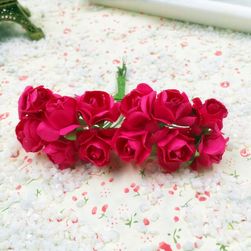 Umělé dekorační růže - 144 ks / 14 barev