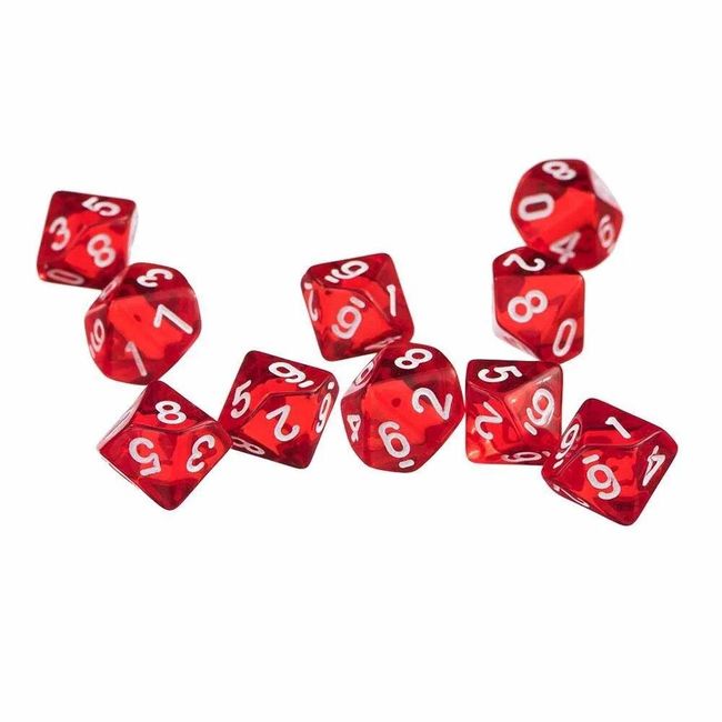 Set of dice D10 1